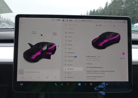 2022 Tesla Model Y Long Range Dual Motor All-Wheel Drive из США, поврежденный, VIN 7SAYGDEE6NF340050